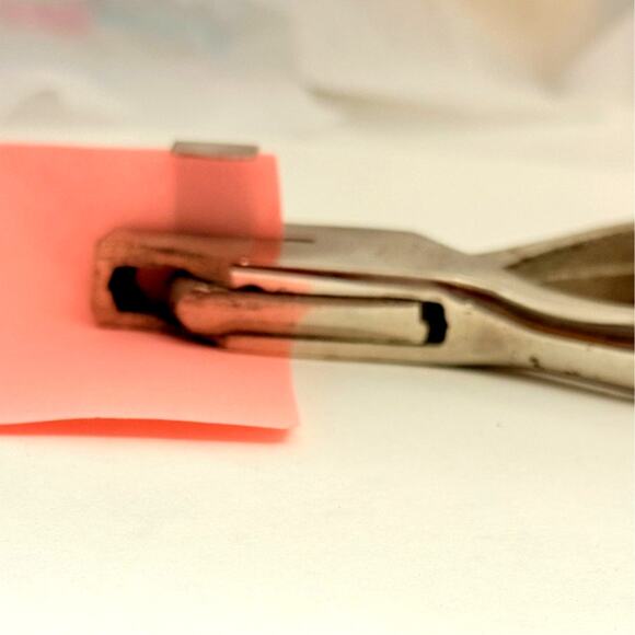 Vintage No. 29 Corner Punch Tool - Rectangle Chad - USA - A1268 - Picture 4 of 10